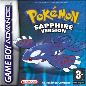 картинка Pokemon - Sapphire Version  (английская  версия)[GBA]. Купить Pokemon - Sapphire Version  (английская  версия)[GBA] в магазине 66game.ru