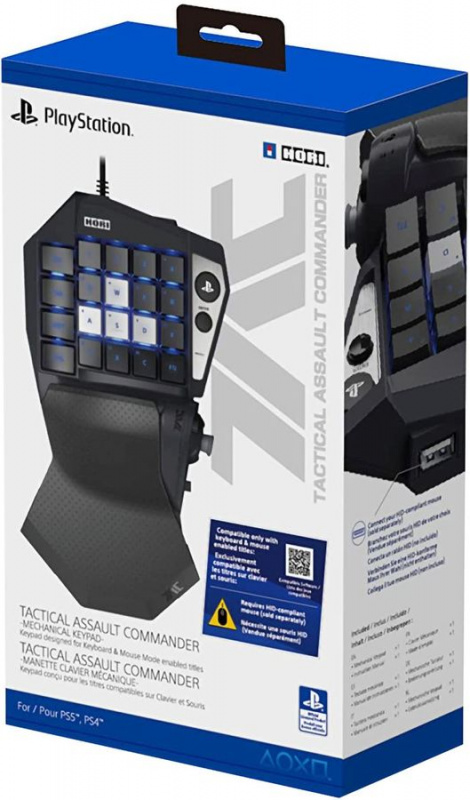 картинка Кейпад проводной Hori T.A.C. Mechanical для PS4/PS5 (SPF-030U). Купить Кейпад проводной Hori T.A.C. Mechanical для PS4/PS5 (SPF-030U) в магазине 66game.ru