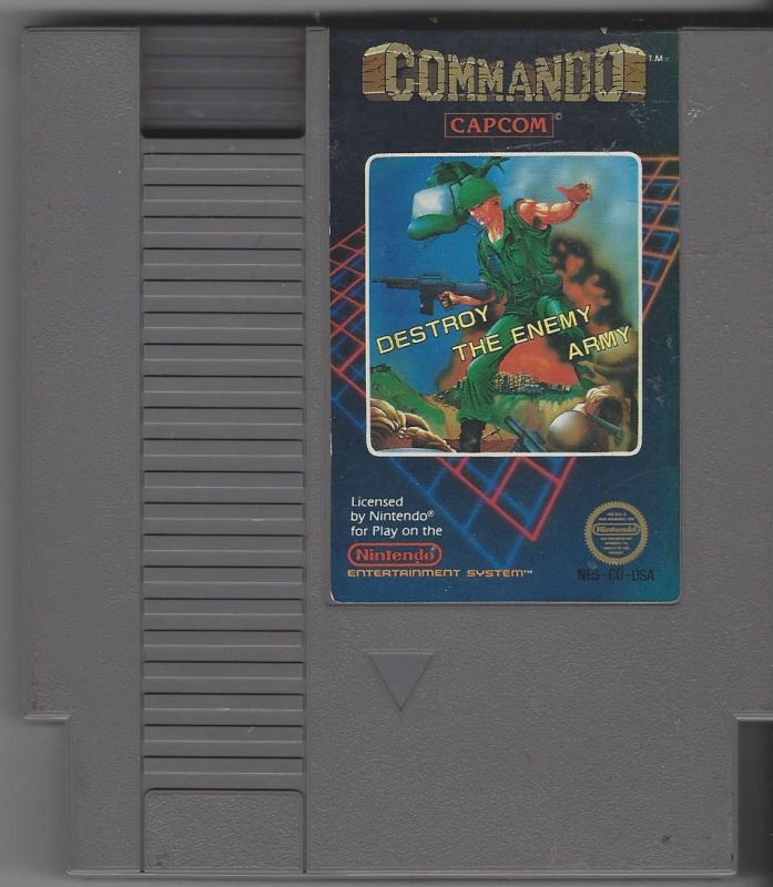 картинка Nintendo NES Commando ORIGINAL !!! NTSC от магазина 66game.ru