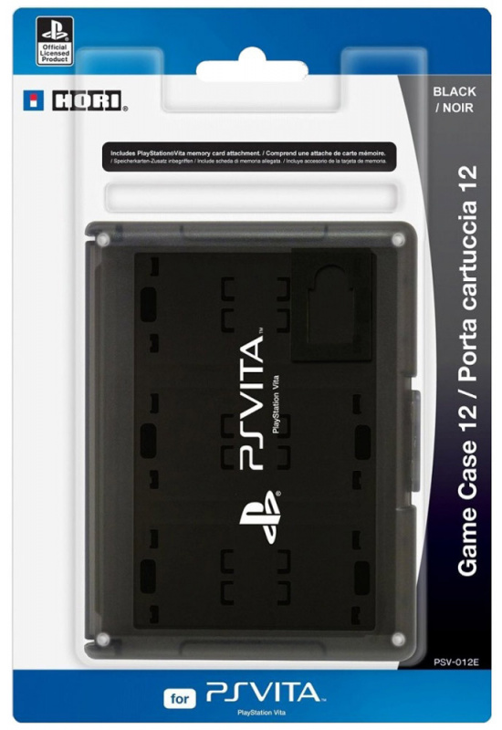 картинка Футляр Hori для 12 игровых флэшкарт Ps VITA (черный) HORI (PSV-012). Купить Футляр Hori для 12 игровых флэшкарт Ps VITA (черный) HORI (PSV-012) в магазине 66game.ru