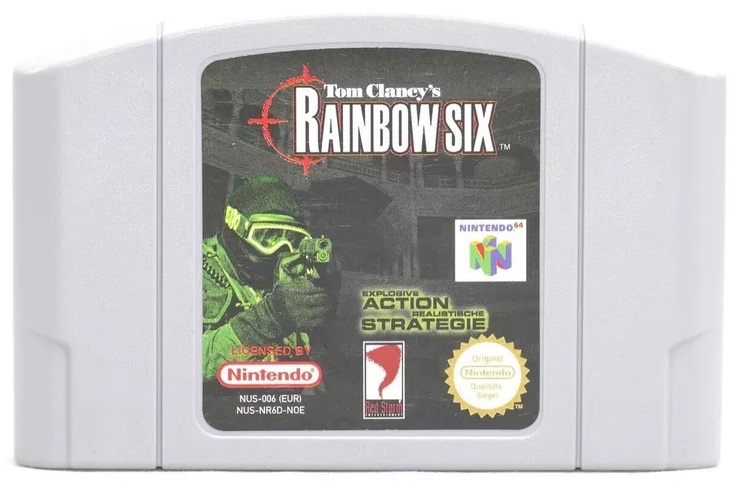 картинка Tom Clancy's Rainbow Six (NES 64 PAL) ORIGINAL Б/У от магазина 66game.ru