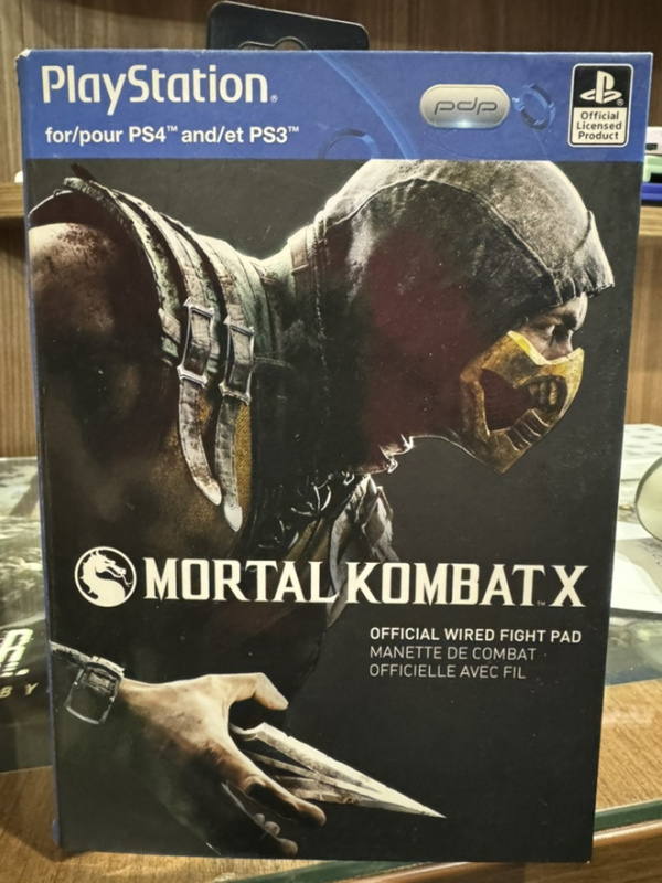 картинка Геймпад Mortal Kombat X Wired Fight Pad PDP USED. Купить Геймпад Mortal Kombat X Wired Fight Pad PDP USED в магазине 66game.ru