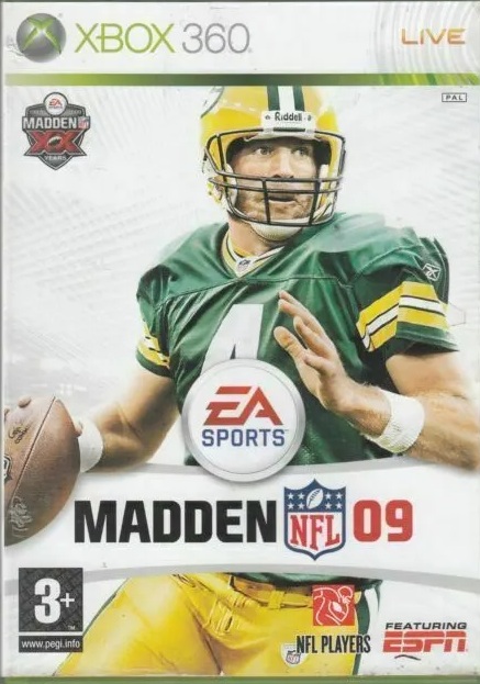 картинка Madden NFL 09 [Xbox 360, английская версия USED. Купить Madden NFL 09 [Xbox 360, английская версия USED в магазине 66game.ru