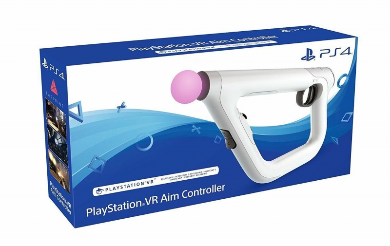 картинка Контроллер-пистолет PS4 VR Aim Controller USED. Купить Контроллер-пистолет PS4 VR Aim Controller USED в магазине 66game.ru