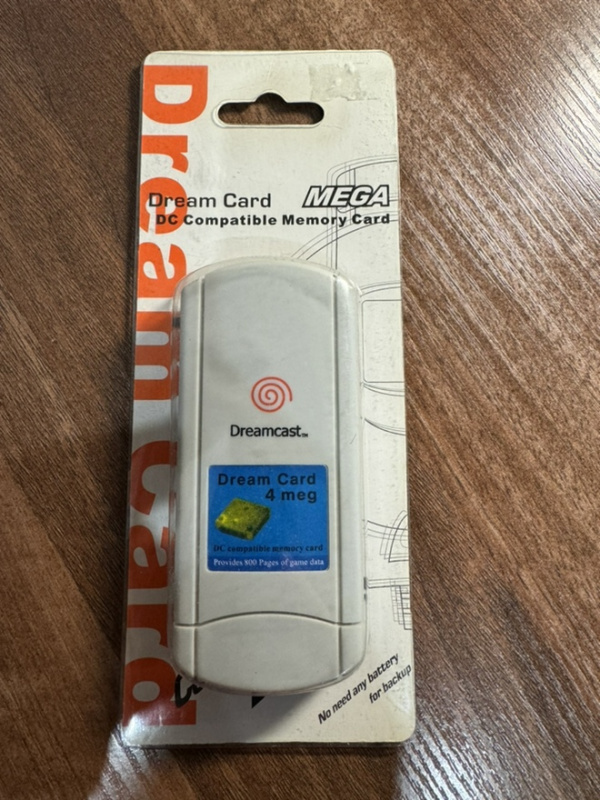 картинка Memory Card для Sega Dreamcast 4MB Новая!. Купить Memory Card для Sega Dreamcast 4MB Новая! в магазине 66game.ru