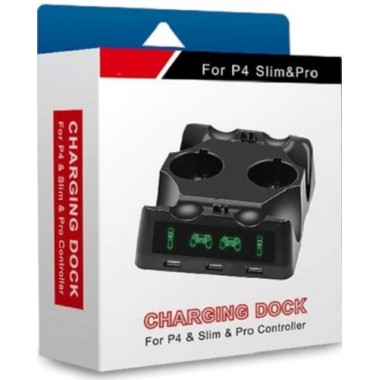 картинка Зарядная станция для геймпадов + Move Controller PS4 iPlay (HBP-118). Купить Зарядная станция для геймпадов + Move Controller PS4 iPlay (HBP-118) в магазине 66game.ru