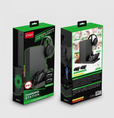 картинка Подставка Xbox Series X Charging and Cooling Base 5 в 1 iPega (XBX013). Купить Подставка Xbox Series X Charging and Cooling Base 5 в 1 iPega (XBX013) в магазине 66game.ru