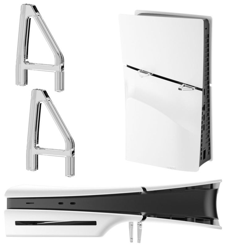 картинка Ножки для консоли PS-5 PRO/Slim с дисководом (Original). Купить Ножки для консоли PS-5 PRO/Slim с дисководом (Original) в магазине 66game.ru