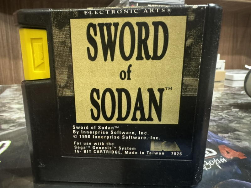 картинка Sword of Sodan (Original) [Sega]. Купить Sword of Sodan (Original) [Sega] в магазине 66game.ru