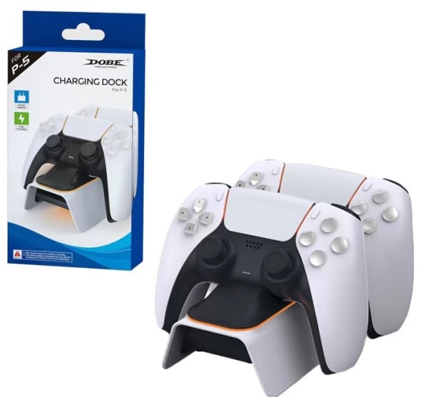картинка Зарядная станция PS5 Charging Dock DOBE (TP5-0521). Купить Зарядная станция PS5 Charging Dock DOBE (TP5-0521) в магазине 66game.ru