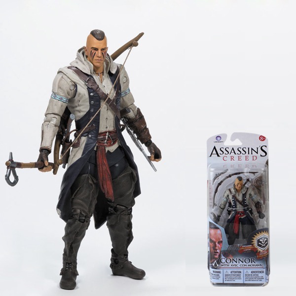картинка Фигурка Connor with Avec Con Mohawk Assassin's Creed 14 см. Купить Фигурка Connor with Avec Con Mohawk Assassin's Creed 14 см в магазине 66game.ru