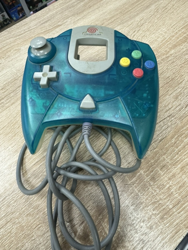 картинка Sega Dreamcast Aqua Blue гамепад Китай исправный. Купить Sega Dreamcast Aqua Blue гамепад Китай исправный в магазине 66game.ru