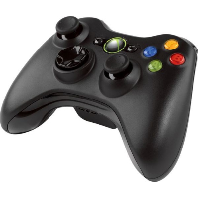 картинка Геймпад беспроводной для Xbox 360 Чёрный (оригинал) USED. Купить Геймпад беспроводной для Xbox 360 Чёрный (оригинал) USED в магазине 66game.ru