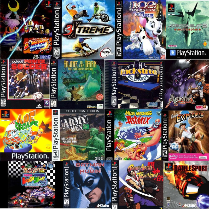картинка Большой выбор игр на дисках  для PS1 на заказ от магазина 66game.ru