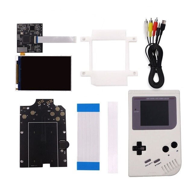 картинка ЖК-дисплей с подсветкой V5 TV версия для GameBoy DMG+корпус. Купить ЖК-дисплей с подсветкой V5 TV версия для GameBoy DMG+корпус в магазине 66game.ru