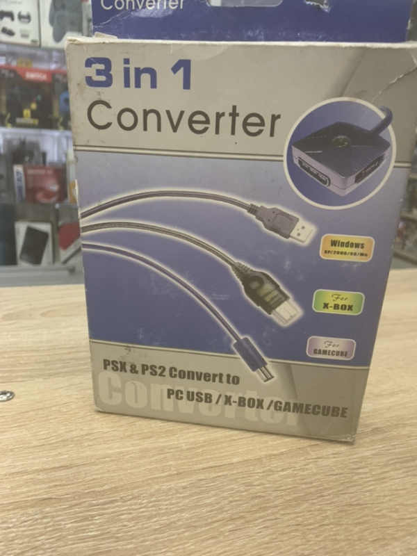 картинка Адаптер PS1 PS1 для XBOX,PC ,Game Cube. Купить Адаптер PS1 PS1 для XBOX,PC ,Game Cube в магазине 66game.ru
