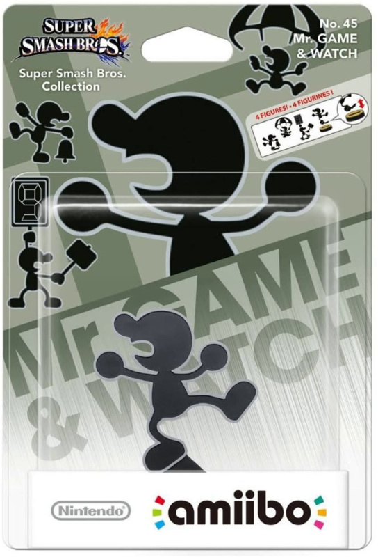 картинка Фигурка Amiibo Mr. Game & Watch (коллекция Super Smash Bros.). Купить Фигурка Amiibo Mr. Game & Watch (коллекция Super Smash Bros.) в магазине 66game.ru