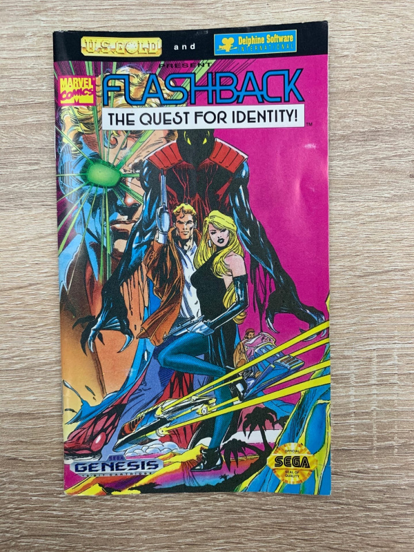 картинка Мануал Flashback для Sega Genesis. Купить Мануал Flashback для Sega Genesis в магазине 66game.ru