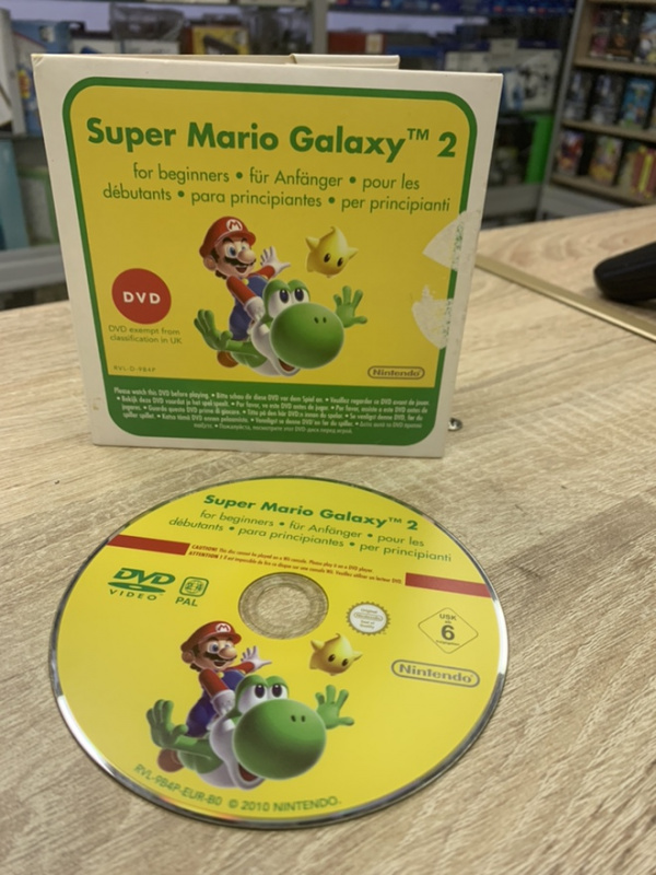 картинка Super Mario Galaxy 2 учебное пособие DVD. Купить Super Mario Galaxy 2 учебное пособие DVD в магазине 66game.ru