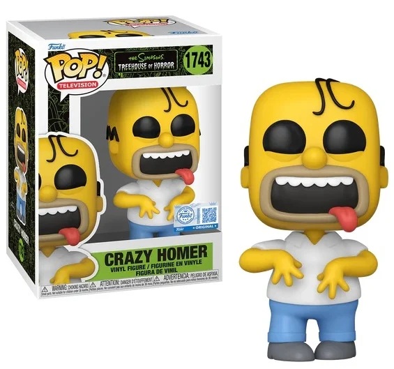 картинка Фигурка Funko POP! TV Simpsons Treehouse Of Horror Crazy Homer SS (1743). Купить Фигурка Funko POP! TV Simpsons Treehouse Of Horror Crazy Homer SS (1743) в магазине 66game.ru