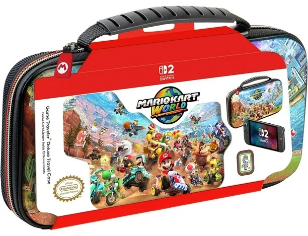 Сумка Game Traveler Deluxe Mario Kart World Case Switch 2 Original NS212MKW | 66game.ru картинка Сумка Game Traveler Deluxe Mario Kart World Case Switch 2 Original NS212MKW. Купить Сумка Game Traveler Deluxe Mario Kart World Case Switch 2 Original NS212MKW в магазине 66game.ru