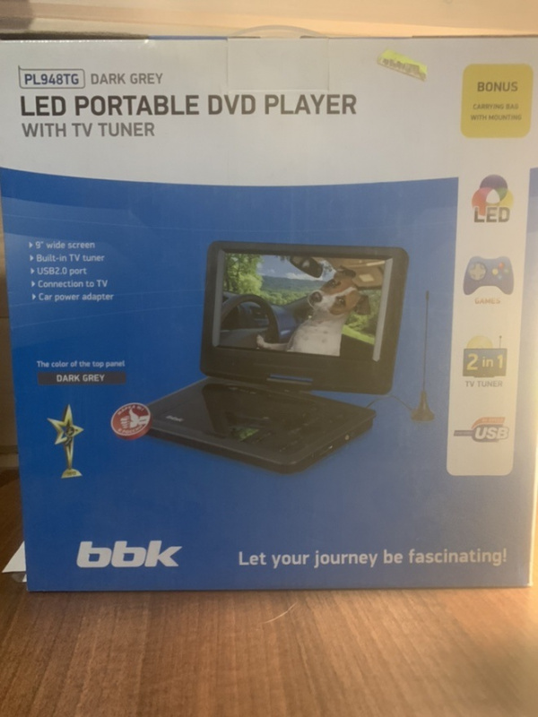 картинка Портативный плеер BBK PL948TG, 9" новый от магазина 66game.ru