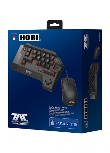 картинка Клавиатура + мышь HORI T.A.C.4 для PS3/PS4. Купить Клавиатура + мышь HORI T.A.C.4 для PS3/PS4 в магазине 66game.ru