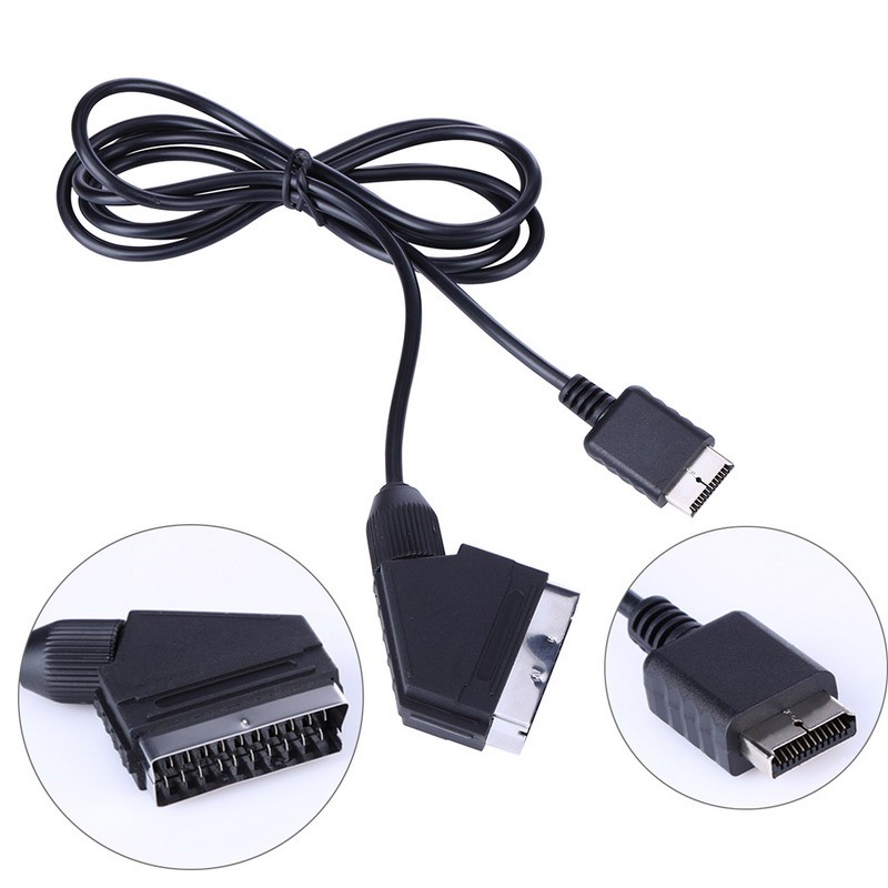 картинка Кабель RGB Scart для PS1/PS2/PS3 1,8 м . Купить Кабель RGB Scart для PS1/PS2/PS3 1,8 м  в магазине 66game.ru