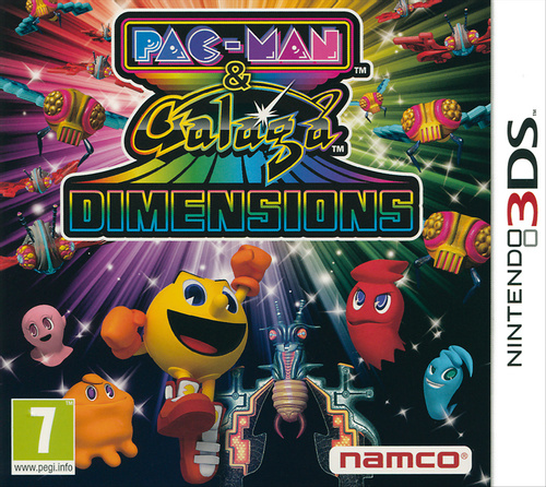картинка Pac-Man & Galaga Dimensions [3DS] USED . Купить Pac-Man & Galaga Dimensions [3DS] USED  в магазине 66game.ru