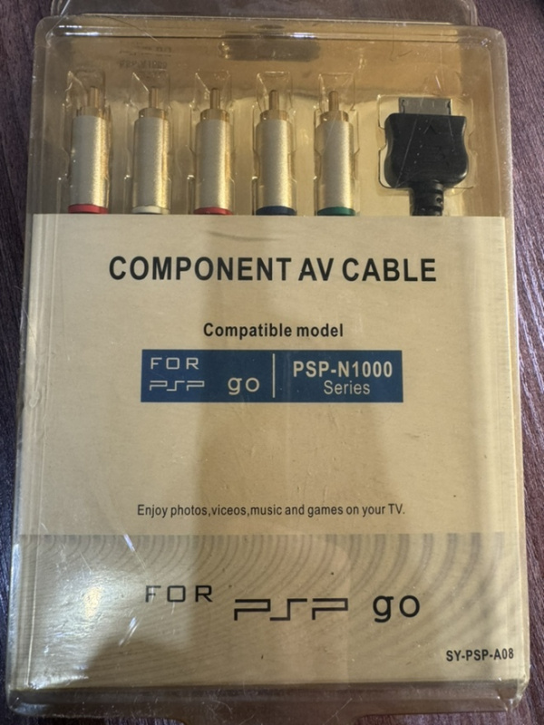 картинка PSP Go Av Component - Компонентный кабель для PSP Go. Купить PSP Go Av Component - Компонентный кабель для PSP Go в магазине 66game.ru