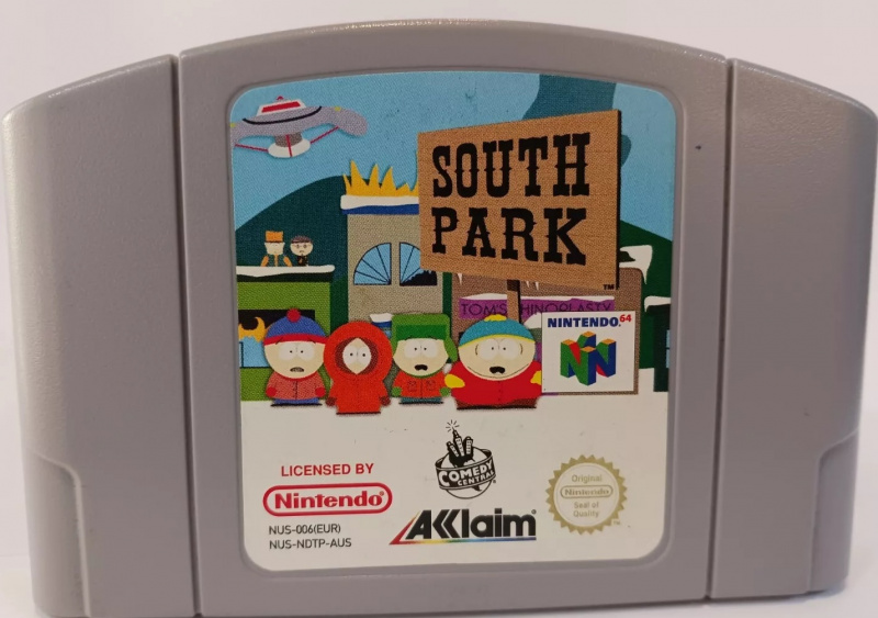 картинка South Park (NES 64 PAL) ORIGINAL Б/У от магазина 66game.ru