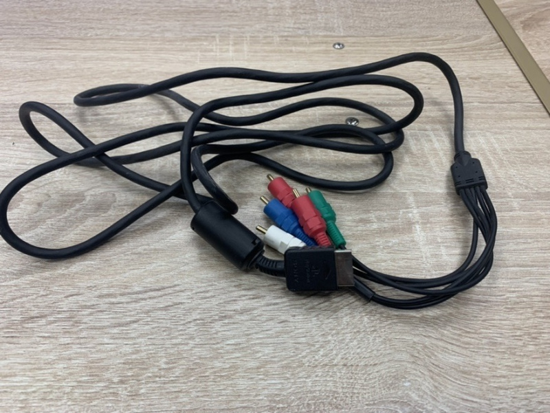 картинка Компонентный кабель для PS2/PS3 (Component AV cable) original. Купить Компонентный кабель для PS2/PS3 (Component AV cable) original в магазине 66game.ru
