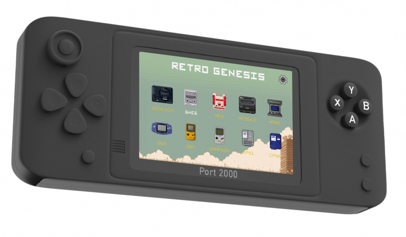 картинка Retro Genesis Port BL-862 10 эмуляторов черная 3000+ игр от магазина 66game.ru