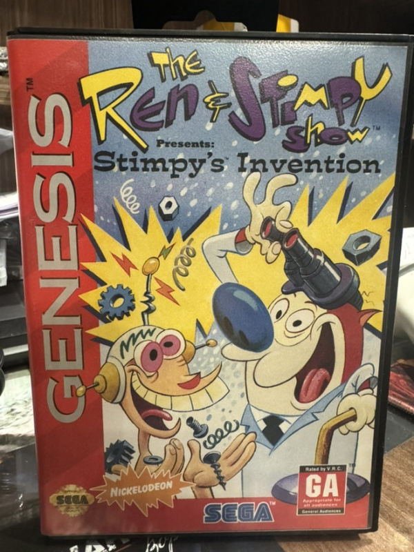 картинка The Ren & Stimpy Show: Stimpy's Invention (Original) [Sega Genesis]. Купить The Ren & Stimpy Show: Stimpy's Invention (Original) [Sega Genesis] в магазине 66game.ru