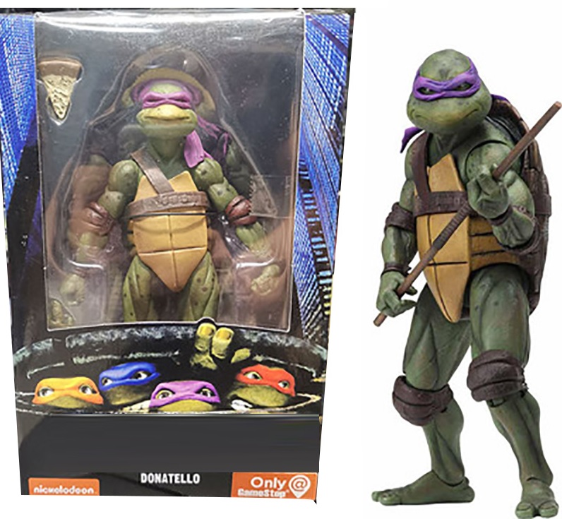 картинка Фигурка Черепашки Ниндзя Donatello 18см. Купить Фигурка Черепашки Ниндзя Donatello 18см в магазине 66game.ru