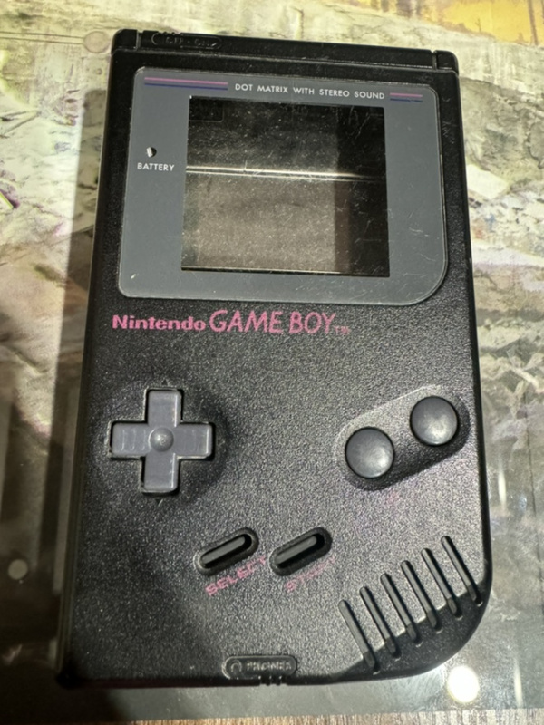 картинка Корпус от Game Boy DMG 001 чёрный оригинальный от магазина 66game.ru