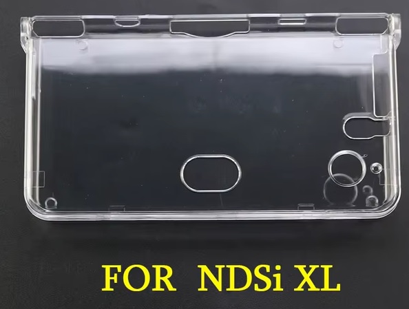 картинка Прозрачный пластиковый чехол для Nintendo DSI XL. Купить Прозрачный пластиковый чехол для Nintendo DSI XL в магазине 66game.ru
