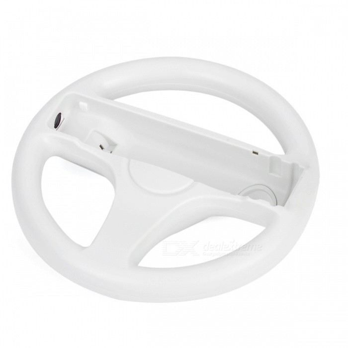 картинка Wheel - насадка в виде руля для джойстика Wii (белый) USED. Купить Wheel - насадка в виде руля для джойстика Wii (белый) USED в магазине 66game.ru
