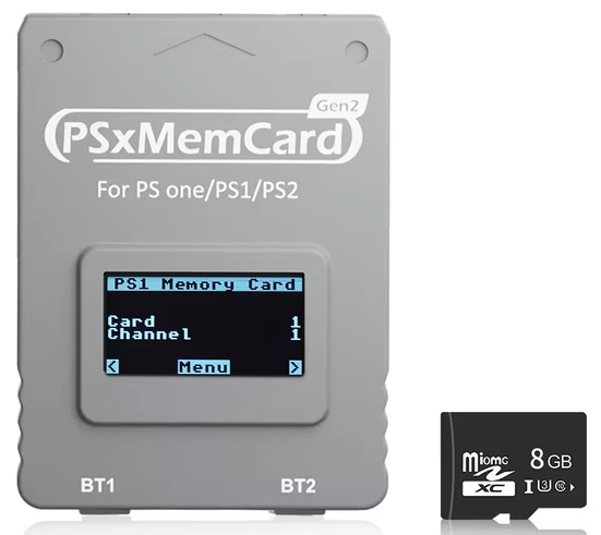картинка PSxMemCard Gen2 PS1/PS2. Купить PSxMemCard Gen2 PS1/PS2 в магазине 66game.ru