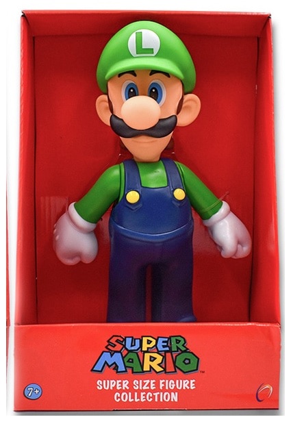 картинка Фигурка Super Mario Bros  Марио Луиджи (зеленая шапка)  25cm. Купить Фигурка Super Mario Bros  Марио Луиджи (зеленая шапка)  25cm в магазине 66game.ru