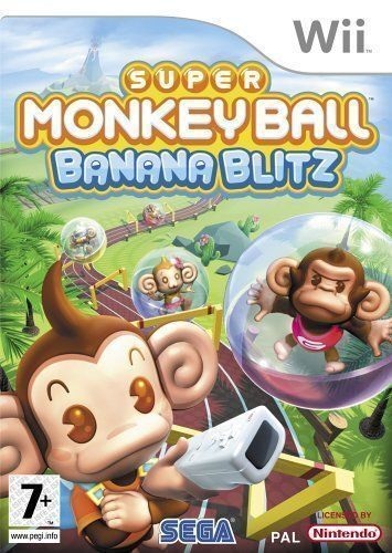 картинка Super Monkey Ball Banana Biltz [Wii]. Купить Super Monkey Ball Banana Biltz [Wii] в магазине 66game.ru