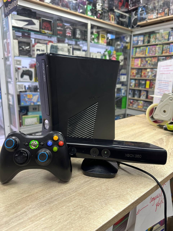 Xbox 360 Slim 250Gb + Kinect Б/У. Купить Xbox 360 Slim 250Gb + Kinect Б/У в магазине 66game.ru