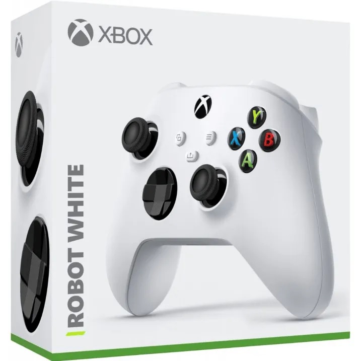 картинка Геймпад беспроводной для Xbox One S Robot White (белый) от магазина 66game.ru