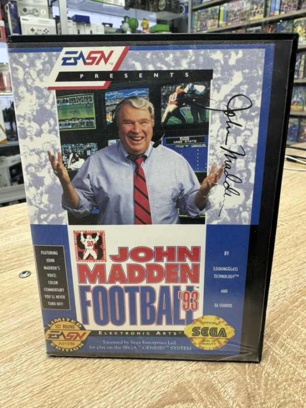 картинка John Madden Football 93 (Original) [Sega Genesis]. Купить John Madden Football 93 (Original) [Sega Genesis] в магазине 66game.ru