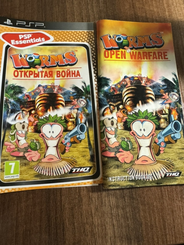 картинка Обложка игры PSP Worms: Открытая Война. Купить Обложка игры PSP Worms: Открытая Война в магазине 66game.ru