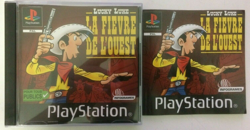 картинка Lucky Luke: Western Fever original [PS1, английская версия] USED от магазина 66game.ru
