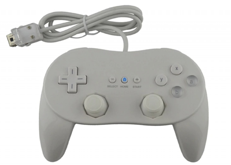 картинка Игровой контроллер Wii Classic Controller Pro (Белого цвета) [Wii]. Купить Игровой контроллер Wii Classic Controller Pro (Белого цвета) [Wii] в магазине 66game.ru