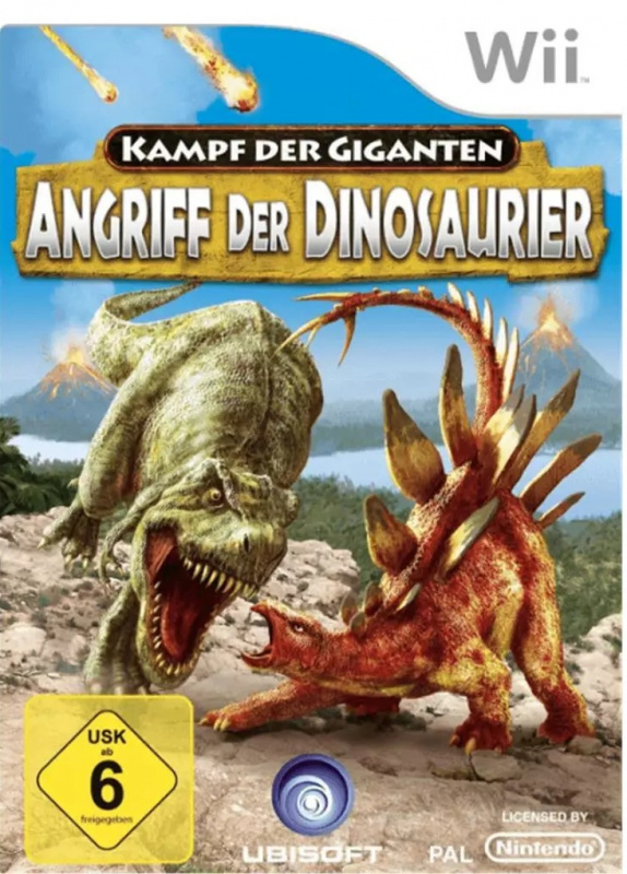 картинка Kampf der Giganten: Angriff der Dinosaurier [Wii] USED. Купить Kampf der Giganten: Angriff der Dinosaurier [Wii] USED в магазине 66game.ru