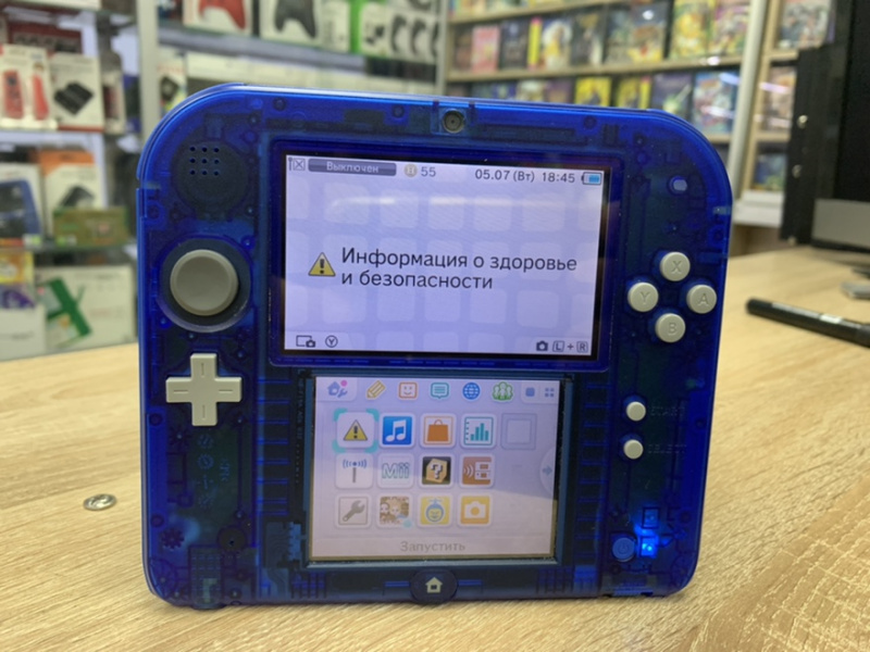 Nintendo 2DS (синий + прозрачный) + игры USED. Купить Nintendo 2DS (синий + прозрачный) + игры USED в магазине 66game.ru
