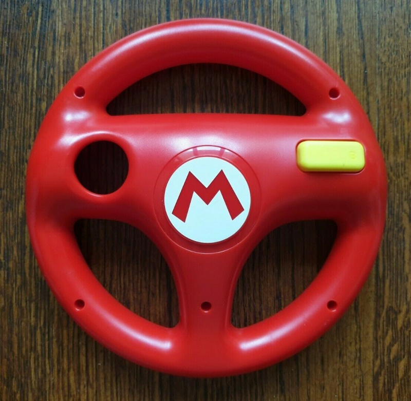 картинка Руль Wii U-Mario Kart 8 красный оригинал. Купить Руль Wii U-Mario Kart 8 красный оригинал в магазине 66game.ru